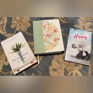 Bundle of CSB Journaling Bible, 100 Day Devotional, and the Sacrament of Happy